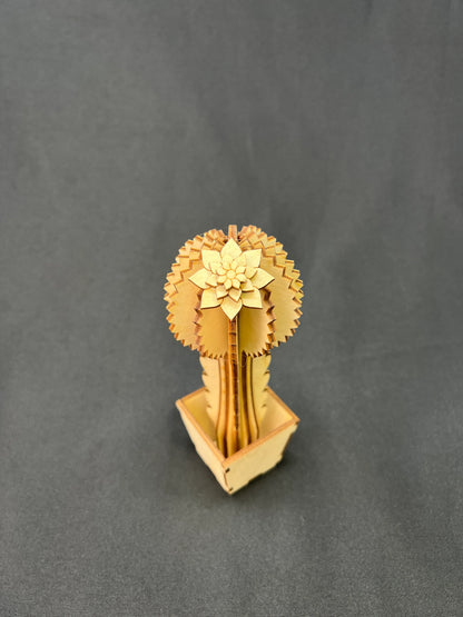 Laser Cut Wooden Cactus | Penny