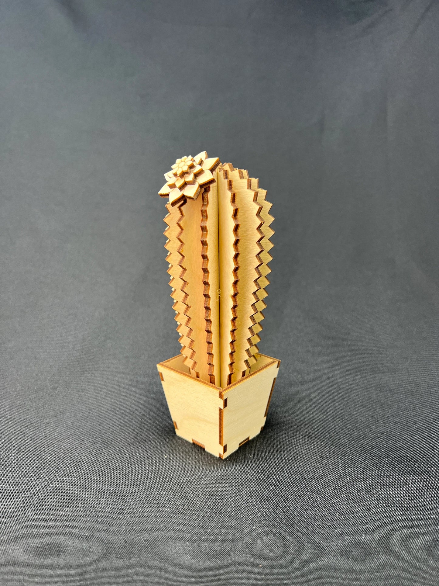 Laser Cut Wooden Cactus | Elsie