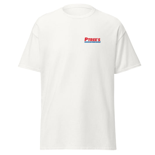Red and Blue pTrees Workshop Tee