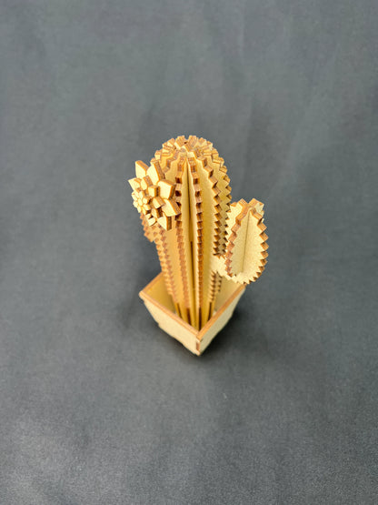 Laser Cut Wooden Cactus | Ruth