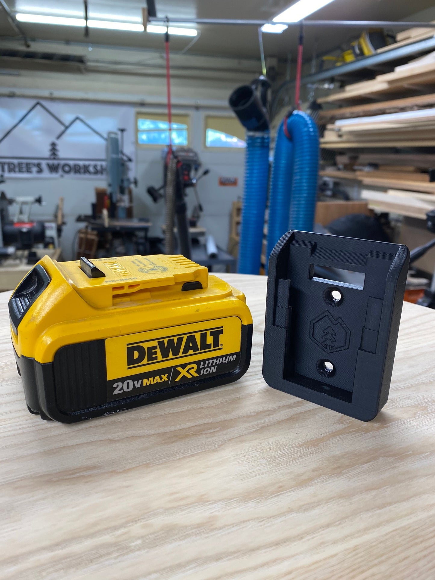 DEWALT 20V Battery Holder | Tool Storage Organizer | Workshop Organization | Clutter-Free Workspace