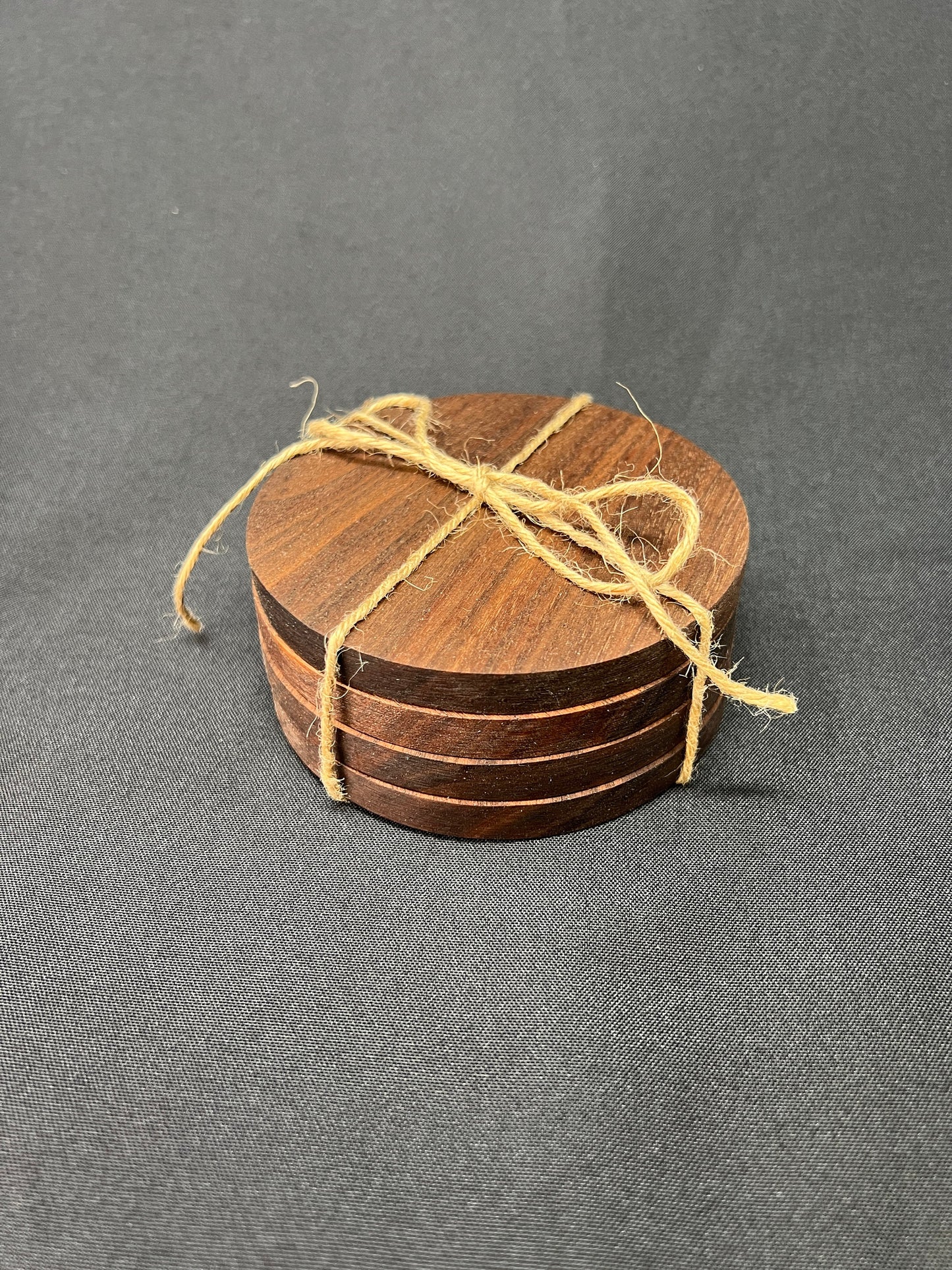 Walnut Circle Coaster | Handmade