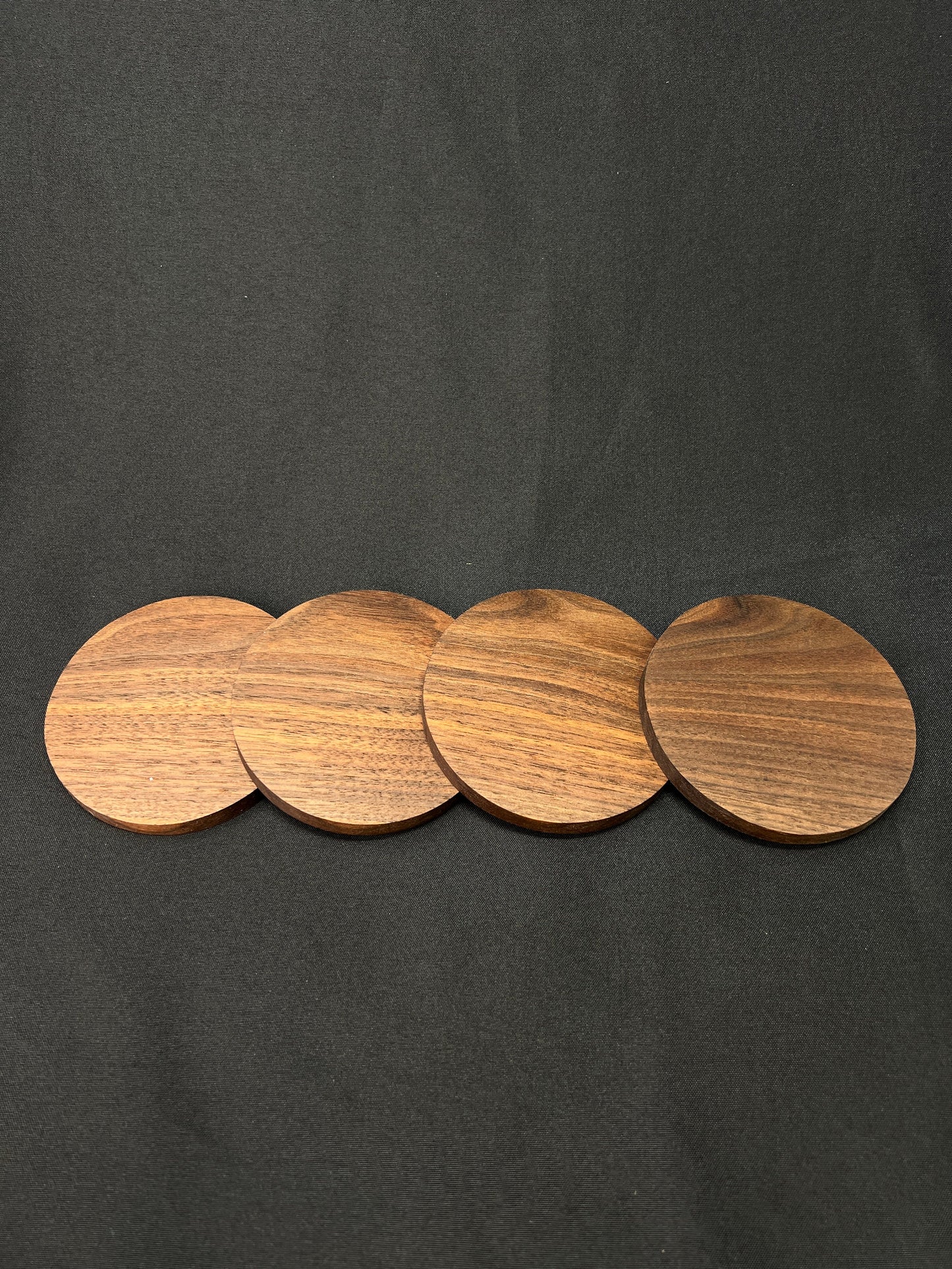 Walnut Circle Coaster | Handmade