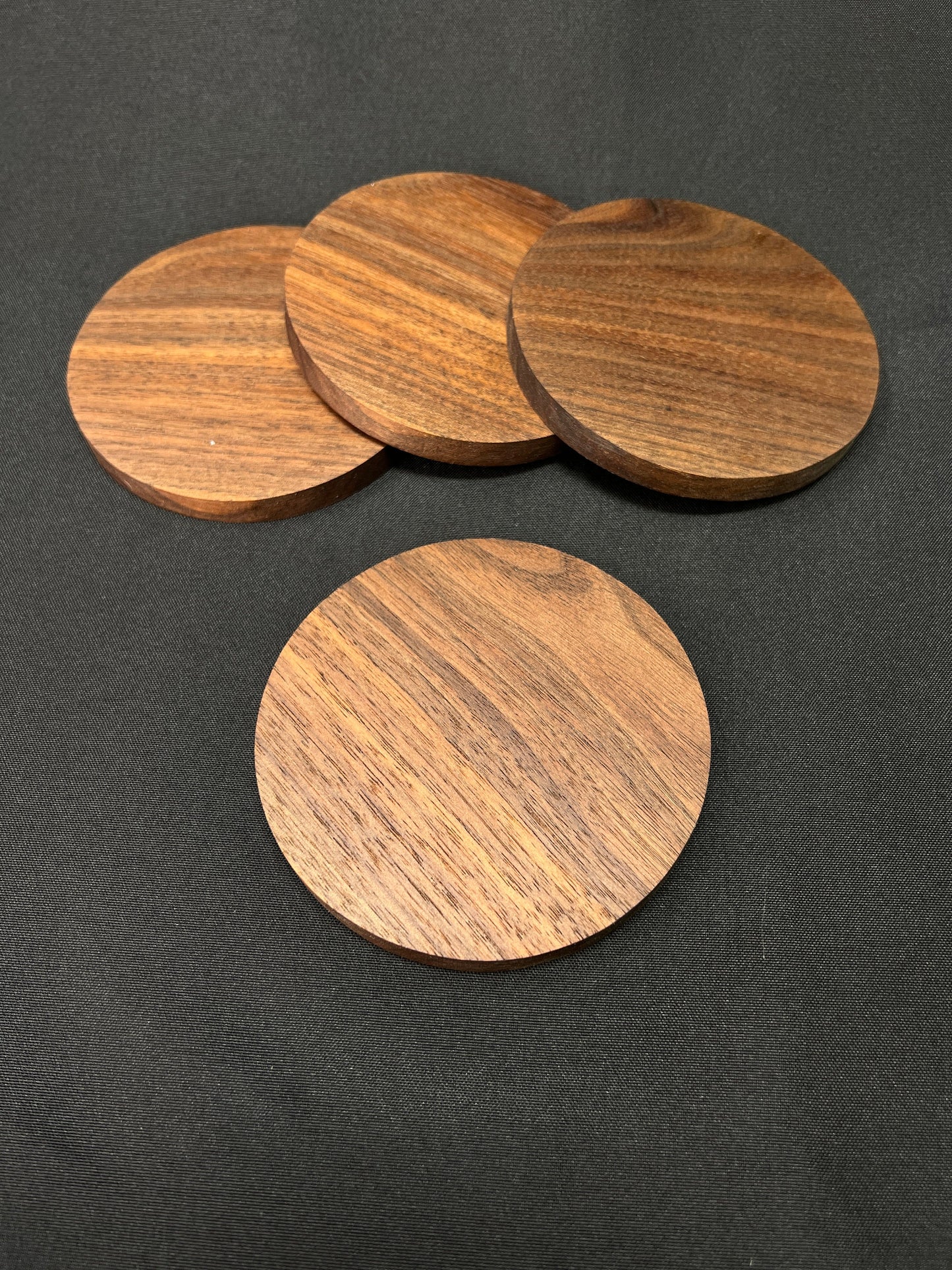 Walnut Circle Coaster | Handmade